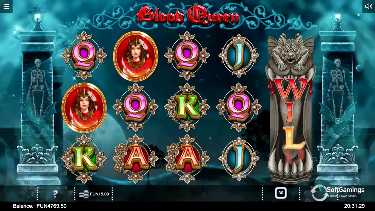 Игровые автоматыа «Blood Queen» от студии Iron Dog Studio и Faron казино